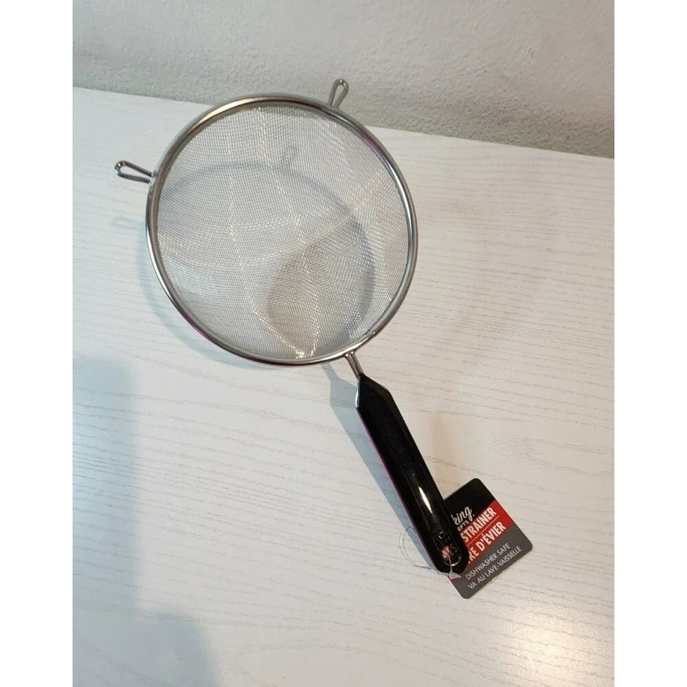 Cooking Concepts Stainless Steel Mesh Strainer 2 Mesh Strainer  6